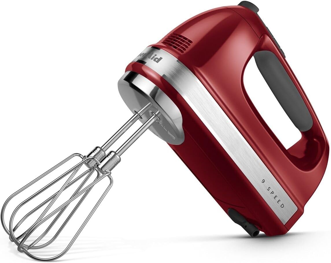 KitchenAid KHM926ER Empire Red 9-Speed Hand Mixer