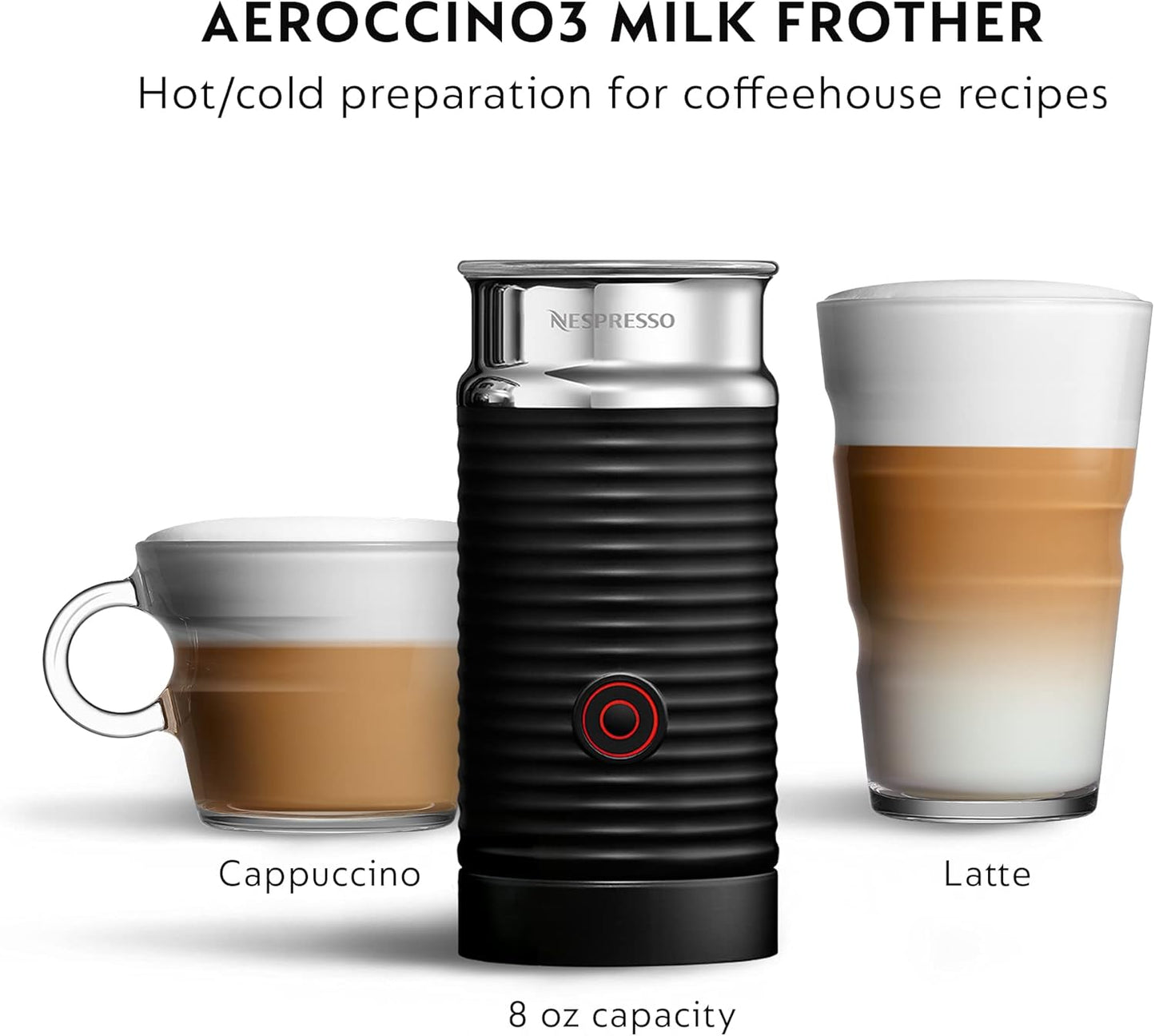 Nespresso Vertuo Next Deluxe Coffee and Espresso Maker by Breville with Aeroccino Milk Frother
