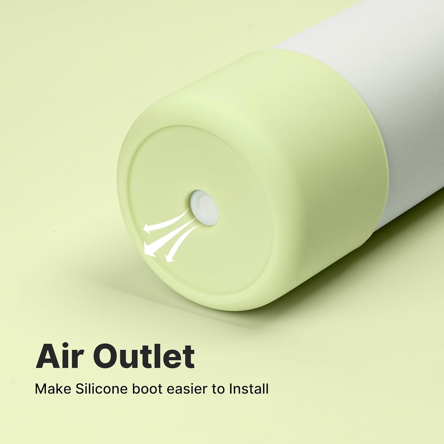 Silicone Boot for 40 oz Owala Water Bottles, Anti-Slip Protective Sleeve for Owala Twist & FreeSip & Flip Insulated Water Bottle, Boot Bottom Base (Green)