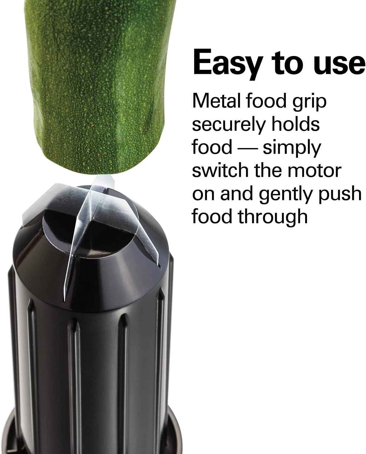 Hamilton Beach 3-in-1 Electric Vegetable Spiralizer for Veggie Noodles, Zoodle Maker & Slicer With 3 Cutting Cones for Spaghetti, Linguine, and Ribbons, 6-Cups, Black (70930) (Pack of 2)