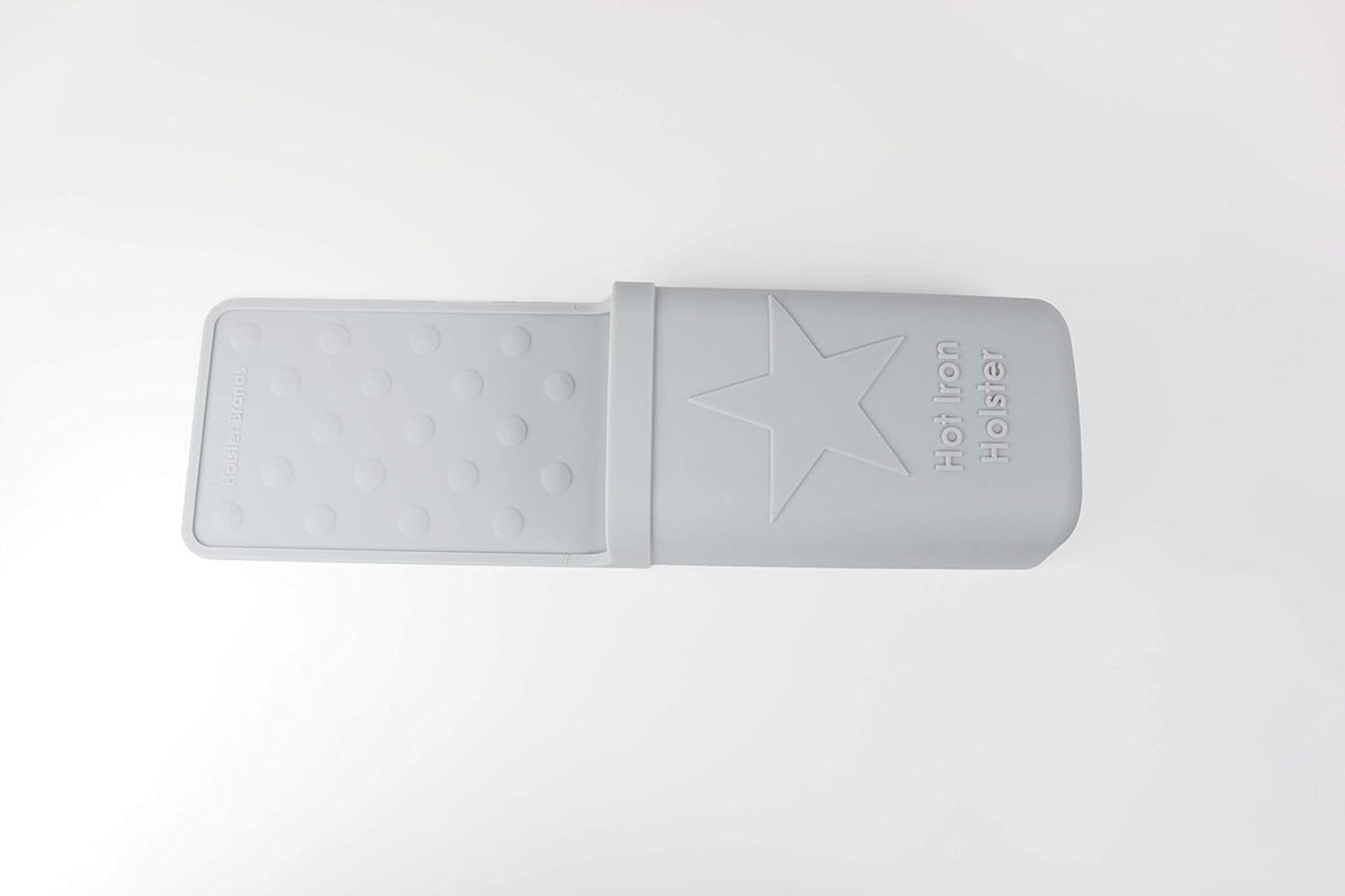 Hot Iron Holster | Adhesive-Free Silicone Storage Pocket for Organization and Travel | Heat Resistant to 500°F | Ideal for Curling Irons, Hair Straighteners, and other Hot Tools