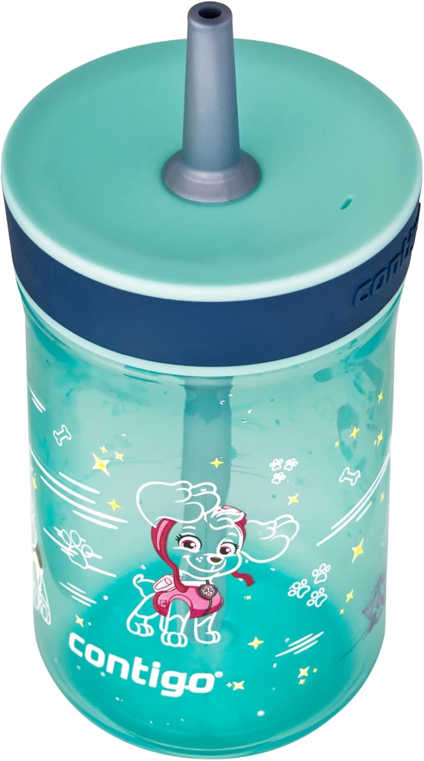 Contigo Leighton Straw Tumbler, 14 oz, Jade Vine PAW Patrol