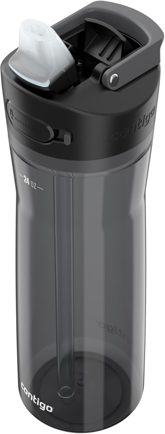 Contigo AUTOSPOUT Water Bottle 24 oz Leakproof Design Juniper/Sake/Glacier 3-Pack