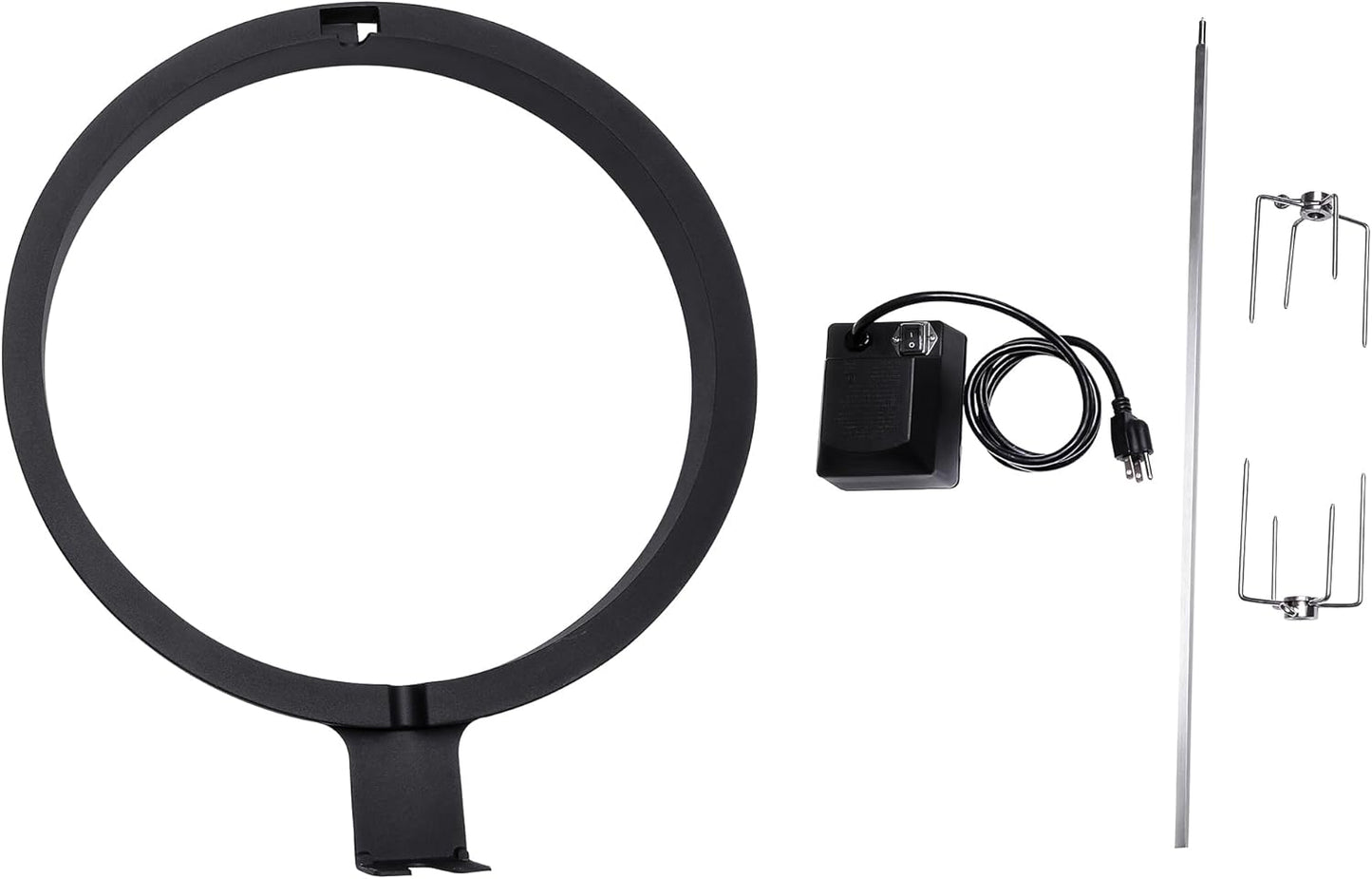 Kamado Joe JoeTisserie Rotisserie Accessory Attachment for 24-inch Big Joe Grills with Stainless Steel Spit Rods up to 50 lbs of Food, Model BJ-TISSERIENA