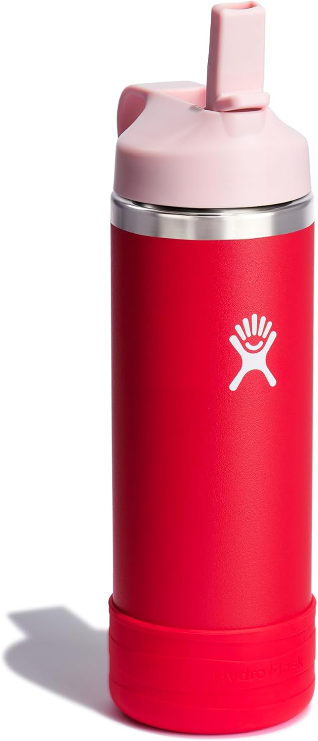 Hydro Flask 18 Oz Kids Wide Mouth Straw Cap And Boot Goji