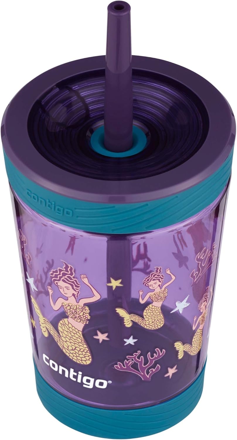 Contigo Kids Spill-Proof 14oz Tumbler with Straw and BPA Free Plastic