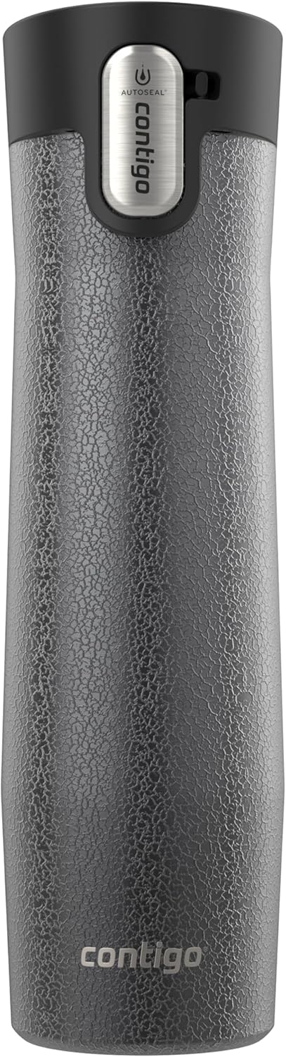 Contigo® AUTOSEAL® West Loop Vacuum-Insulated Stainless Steel Travel Mug with Easy-Clean Lid, 24 oz, Crystal Sake