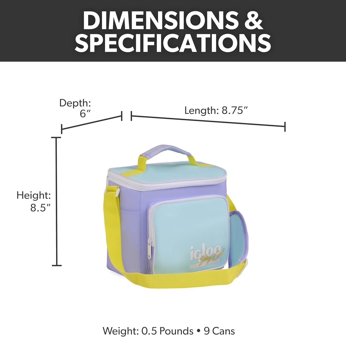 Igloo Retro Square Lunch Bag Cooler