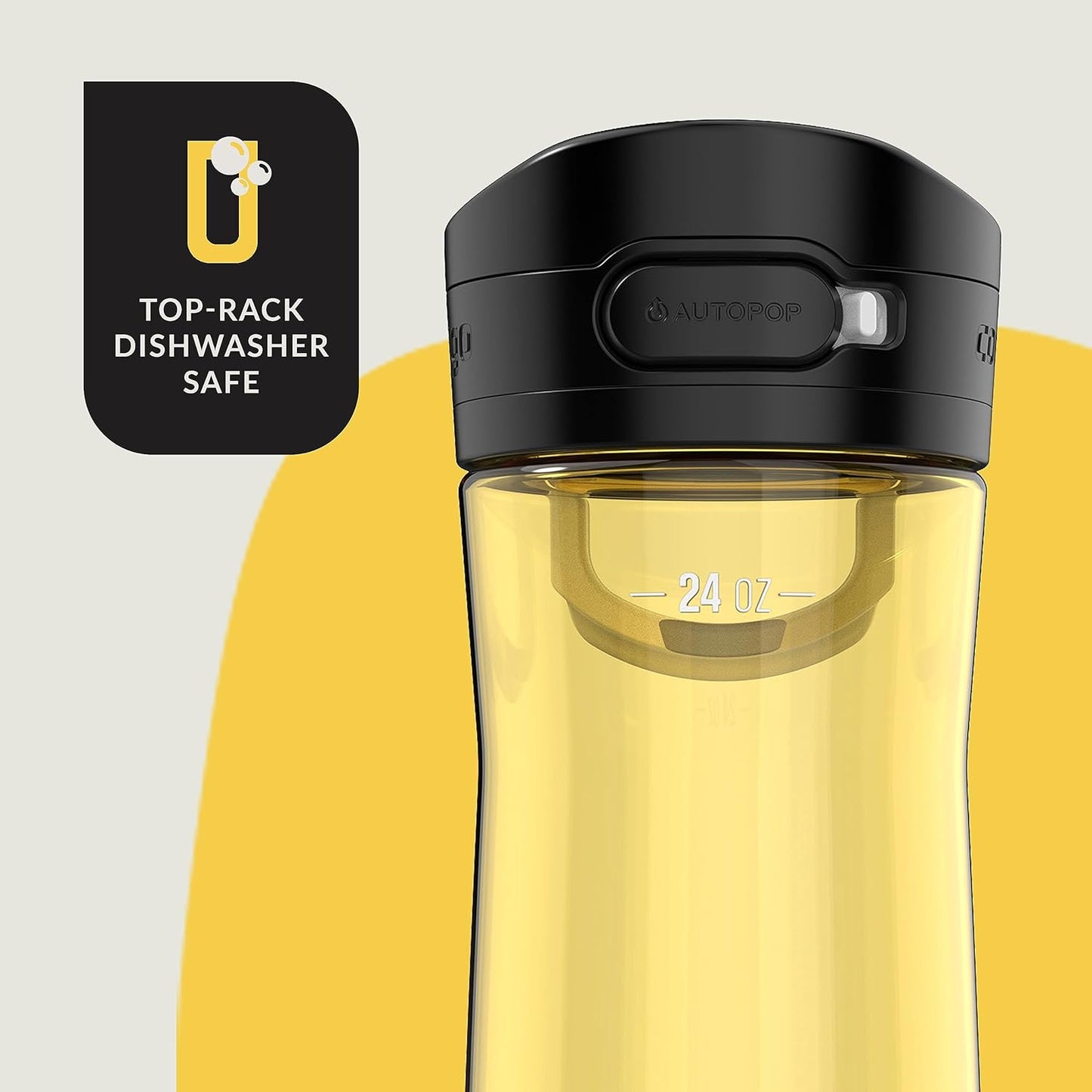 Contigo Jackson Water Bottle 24 Oz Leak-Proof | AUTOPOP Lid | One-Handed Operation | BPA-Free | For Travel | Pack of 8