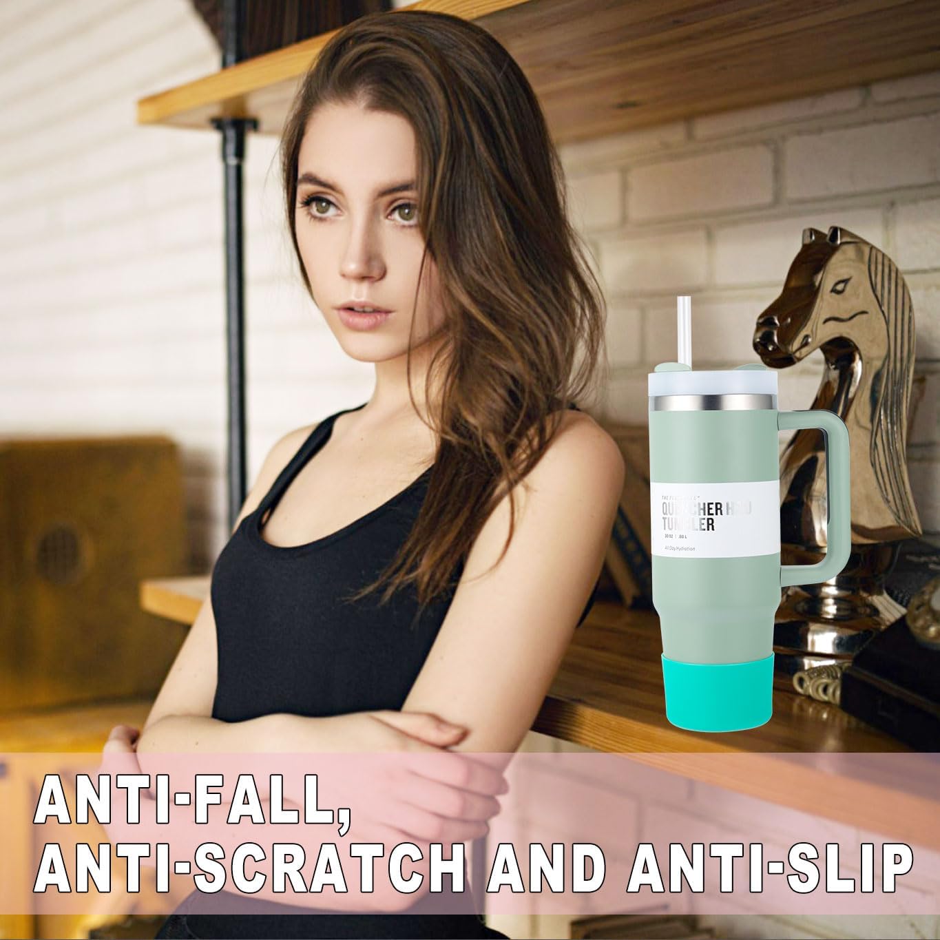 Silicone Boot for Hydro Flask 12-40 OZ Water Bottle, Boot for Stanley Cup 40 30 OZ, Bottom Boots for Hydroflask Sports Water Bottles, Silicone Bottom Cover Sleeve