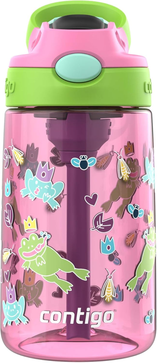 Contigo Kids Water Bottle with Redesigned AUTOSPOUT Straw, 14 oz