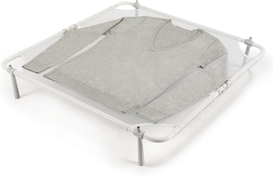 OXO Good Grips Folding Sweater Dryer, White, 26" sq. x 4-1/2" h