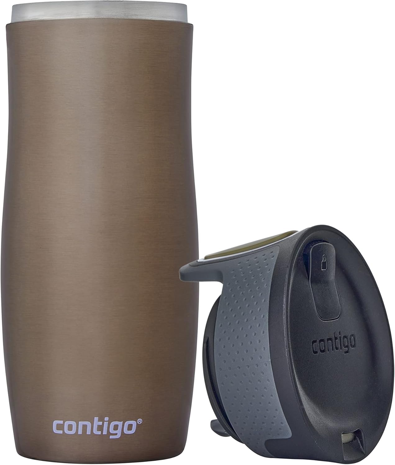 Contigo West Loop Autoseal Travel Mug, Stainless Steel Thermal Mug, Vacuum Flask, Leakproof Tumbler, Coffee Mug with BPA-Free Easy-Clean Lid