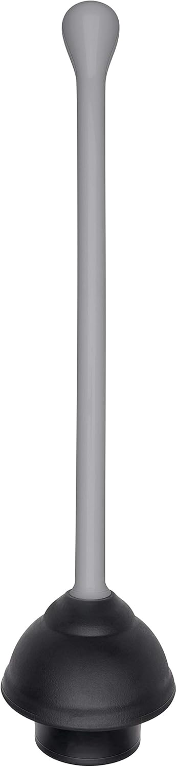 OXO Good Grips Toilet Plunger with Holder - Gray 6.3 x 24