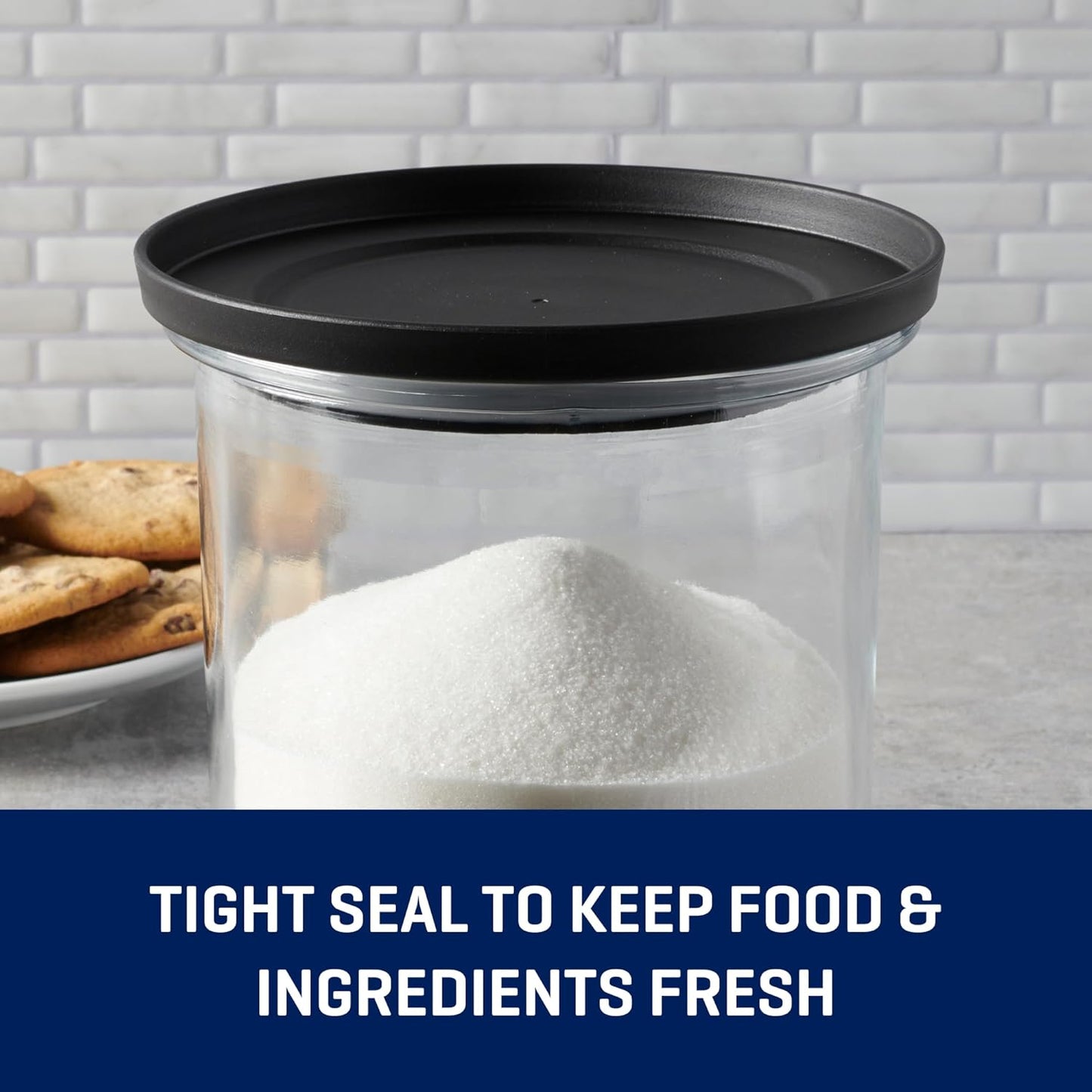 Anchor Hocking 2PK, 3QT Goode Sundry Jar with Lid