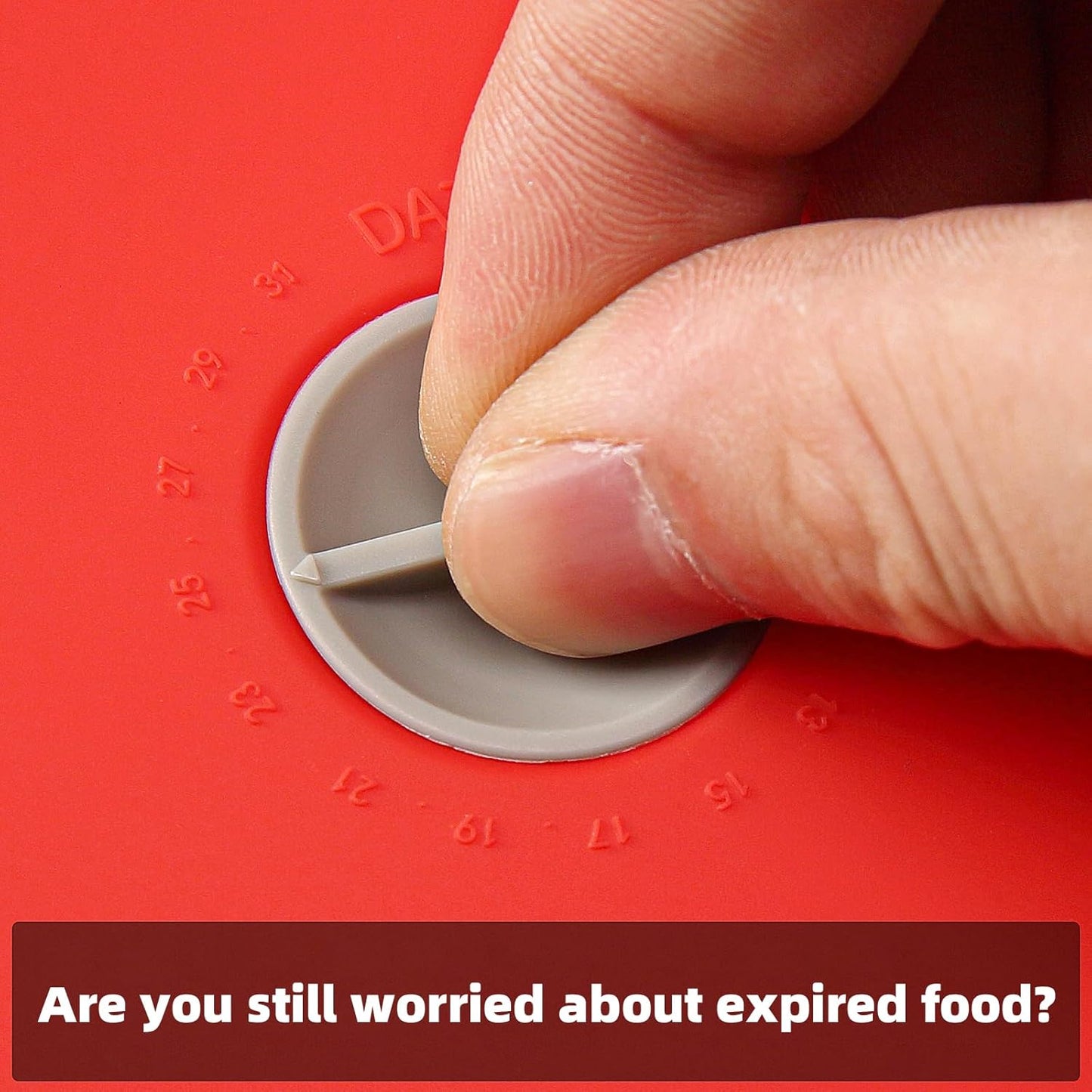 Replacement Lids for Pyrex 7202-PC 1 Cup, Silicone Round Storage Cover Lid for Anchor Hocking Glass Bowl 2 Pack with Date Mark Red