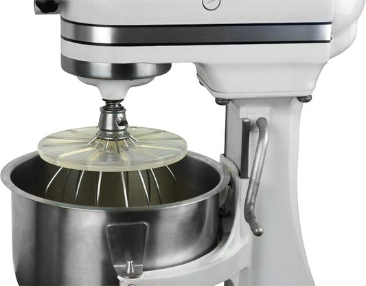 Whisk Wiper® PRO compatible with KitchenAid Bowl-Lift Stand Mixers - Mix Without The Mess - The Ultimate Stand Mixer Accessory - Only Compatible With 6-Wire Whisks (Color: Clear)