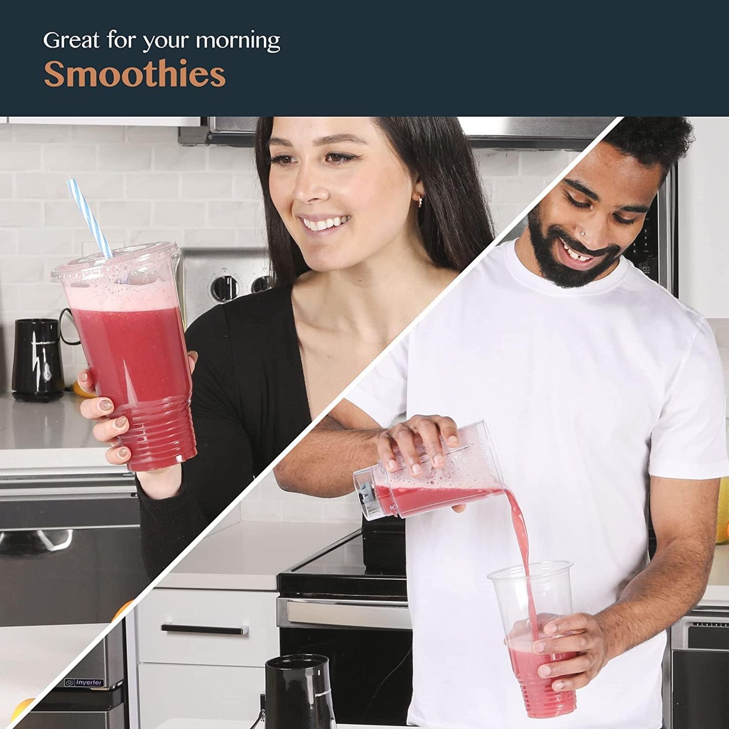 Upper Midland Products 200 Pack of 32 OZ Cups With Lids, Large Clear Disposable Plastic Cups & Lids Great For Ice Coffee, Cold Drinks, Smoothie, Milkshakes, Boba Tea