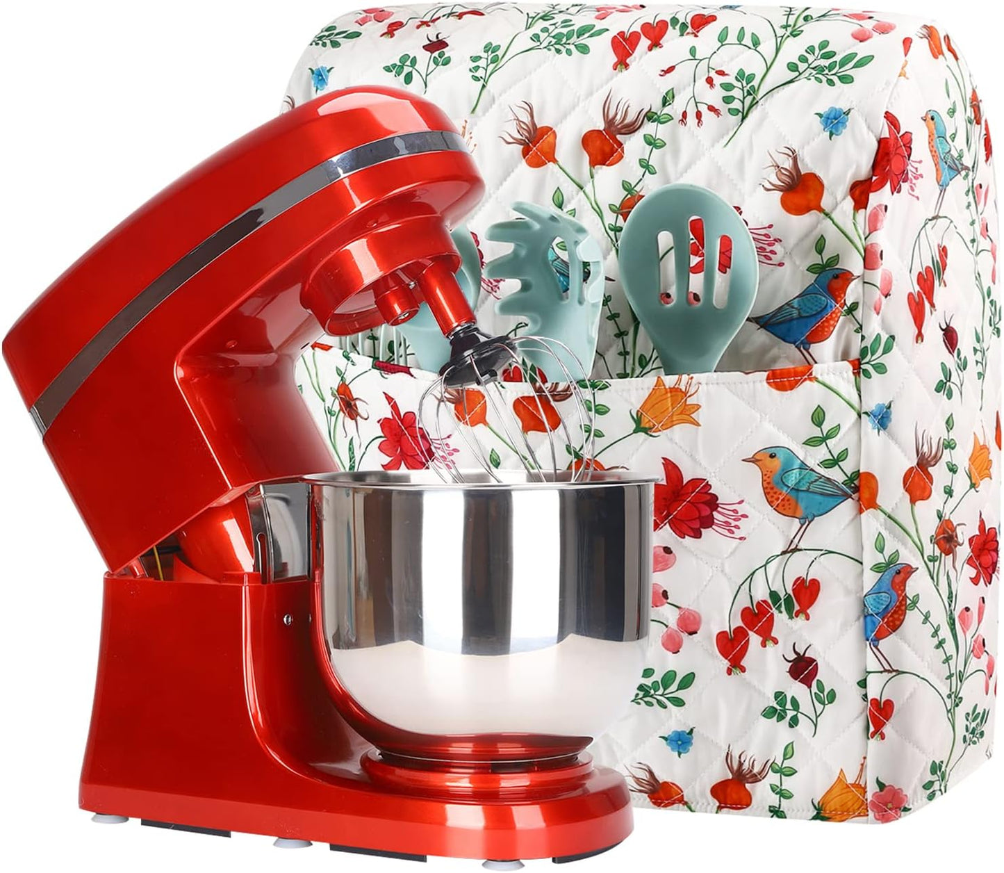 Stand Mixer Cover,Kitchen Mixer Cover Compatible With 5-8 Quart Kitchenaid Hamilton Mixers,Pioneer Woman Kitchen Aid Covers for Stand Mixer,Pioneer Women Kitchen Aid Mixer Assecories