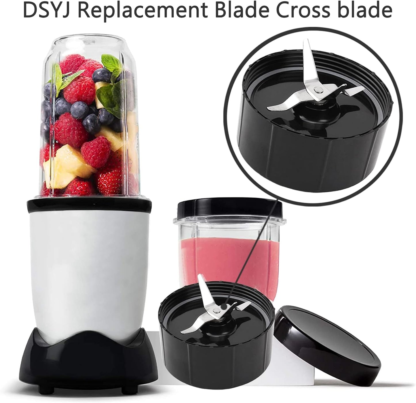 000026 1 Cross Replacement for The Blender Juicer Mixer Black 1Pcs