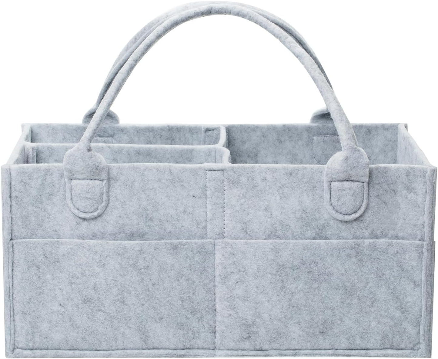 Mr. Pen- Baby Diaper Caddy Organizer, Grey, Large, Diaper Organizer, Car Diaper Caddy