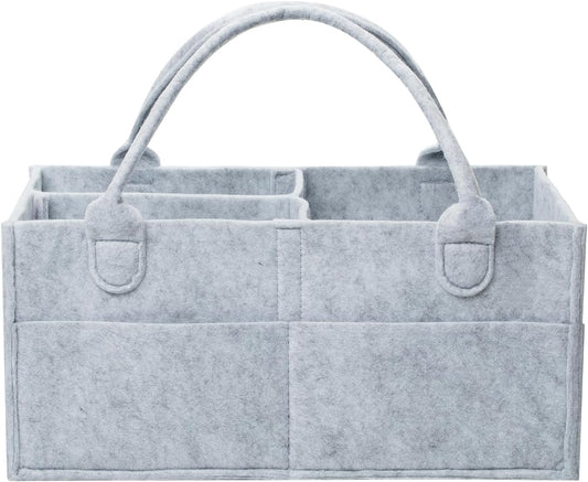 Mr. Pen- Baby Diaper Caddy Organizer, Grey, Large, Diaper Organizer, Car Diaper Caddy