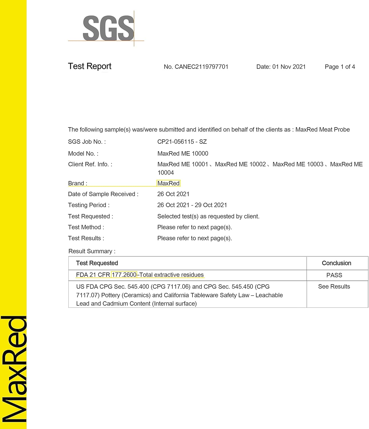 3150144 Meat Probe Thermometer Gauge Thermistor Replacement for Whirlpool, Sears Kenmore Maytag, KitchenAid, Jenn-Air, Amana, Magic Chef, Admiral, Norge, Roper Range Oven, Baker, Microwave