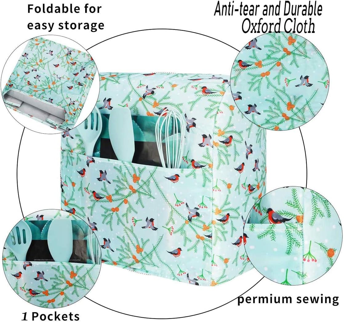 Kitchen Aid Mixer Cover Compatible with 6-8 Quarts Kitchen Aid/Hamilton Stand Mixer/Tilt Head & Bowl Lift Model,Bird Print Mixer Cover Pioneer Woman Kitchen Accessories,Kitchen Aid Mixer Accessories