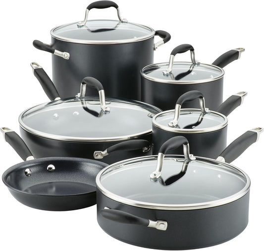 Anolon Advanced Home Hard Anodized 11-Piece Cookware Set