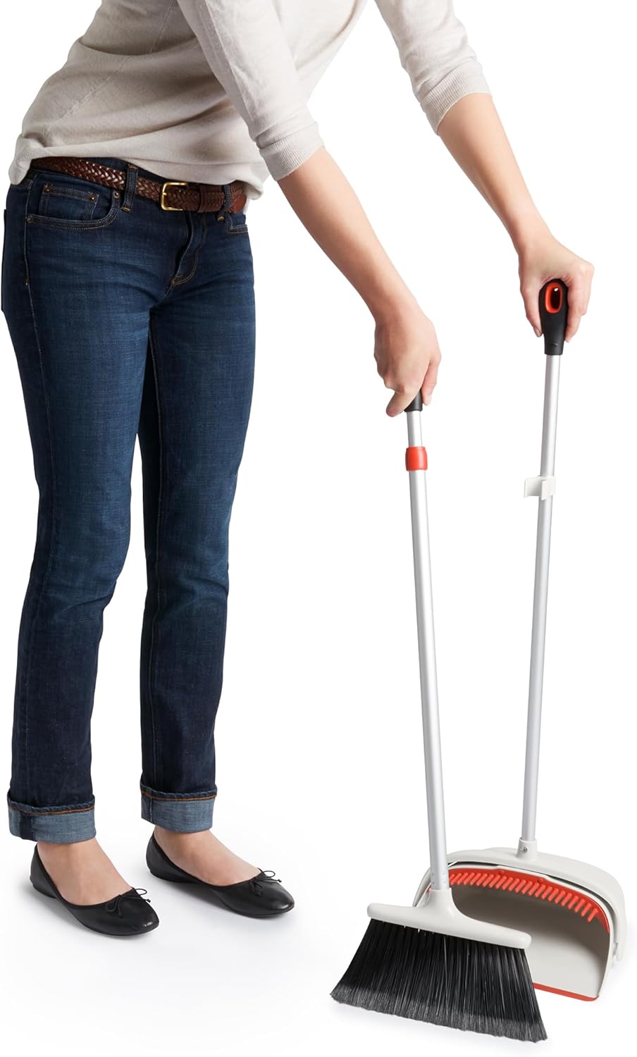 OXO Large Upright Sweep Set, Off-white, 8.5" - 12"