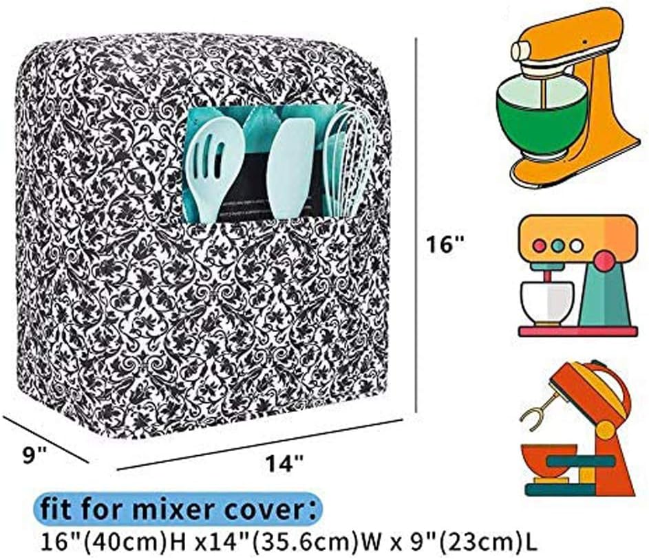 Kitchen Aid Mixer Cover,Kitchen Mixer Cover Compatible with 6-8 Quarts Kitchenaid/Hamilton Stand Mixer,Cover For Kitchen Aid Mixer,Kitchen Stand Mixer Covers.Kitchen Aid Mixer Assecories.Paisley