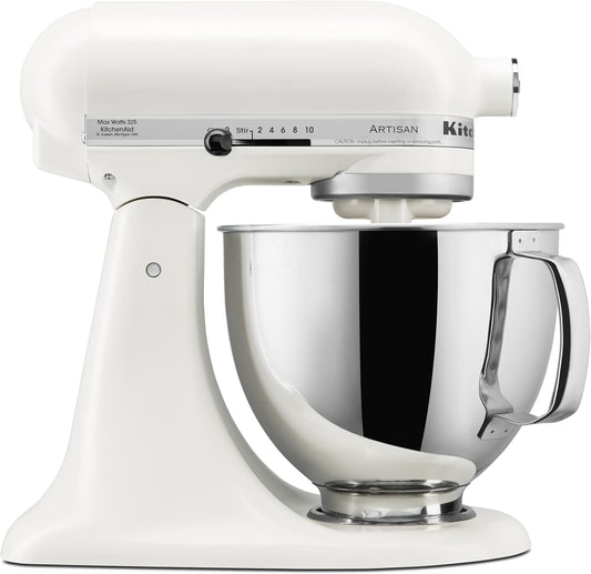 KitchenAid Artisan Series 5 Quart Tilt Head Stand Mixer, KSM150PS, Porcelain