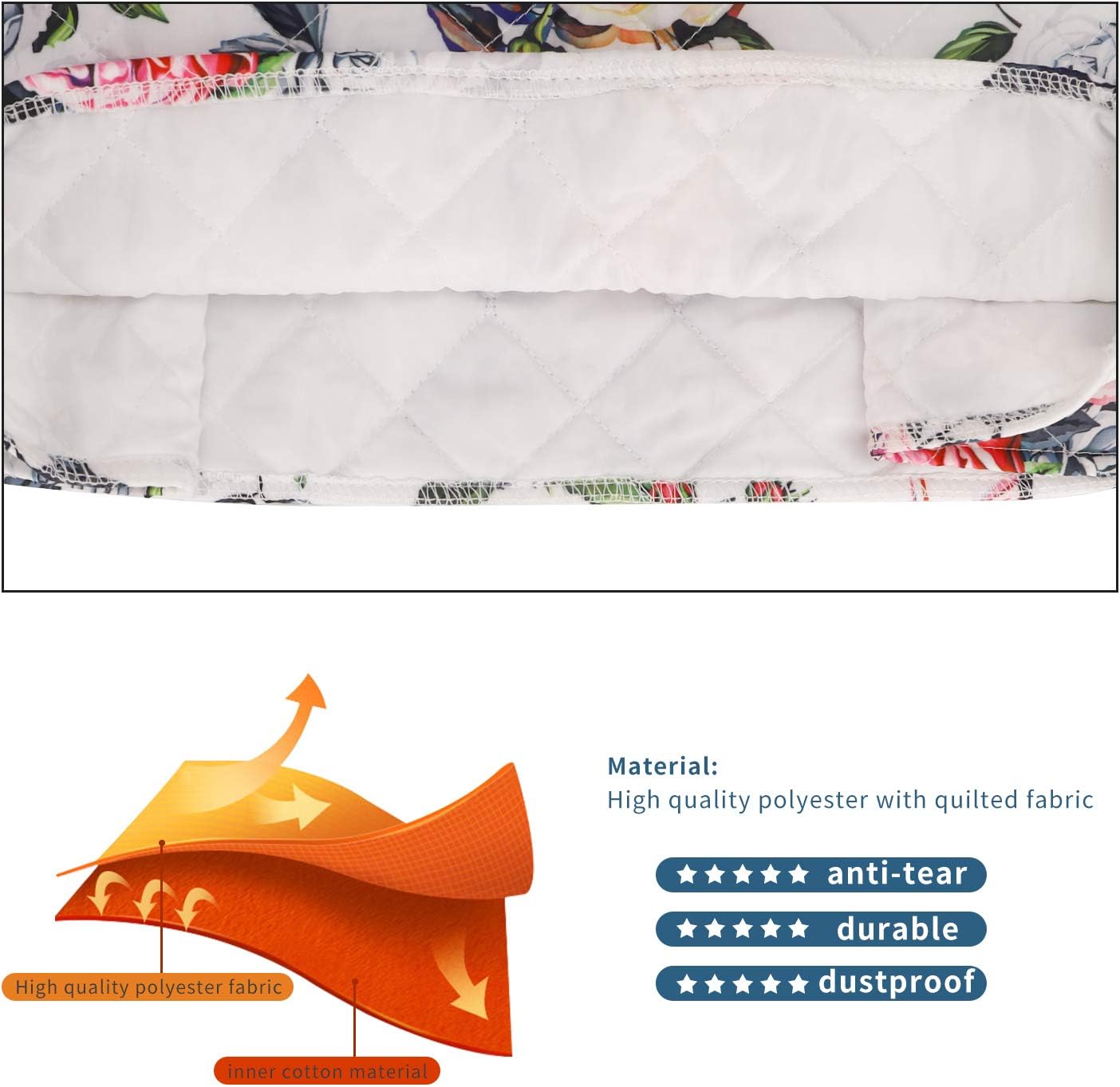 KitchenAid Mixer Cover with Pockets, Fits 5-8 Quart KitchenAid Mixers