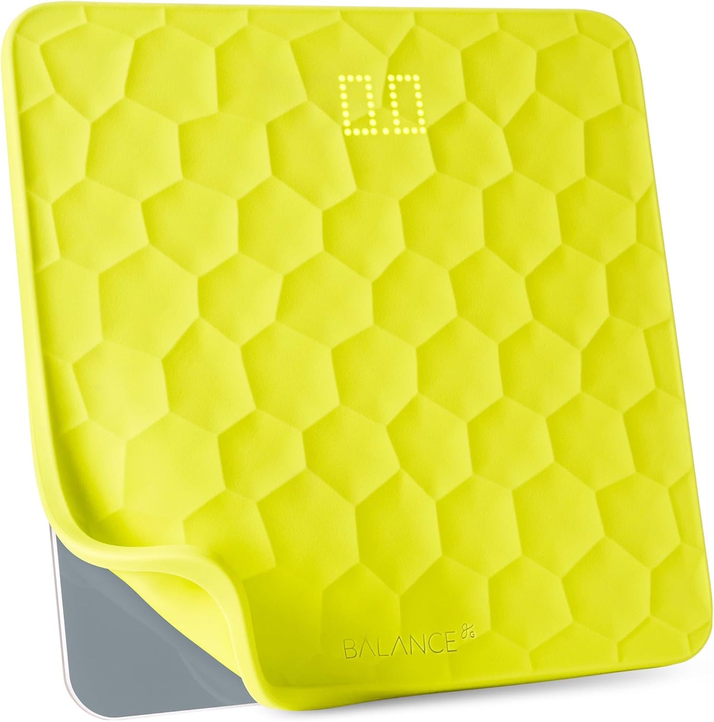 Greater Goods Colorful Designer Bathroom Scale: Non-Slip Silicone Cover, Hidden LED Display, Spot-On Precision, 400 lb Capacity