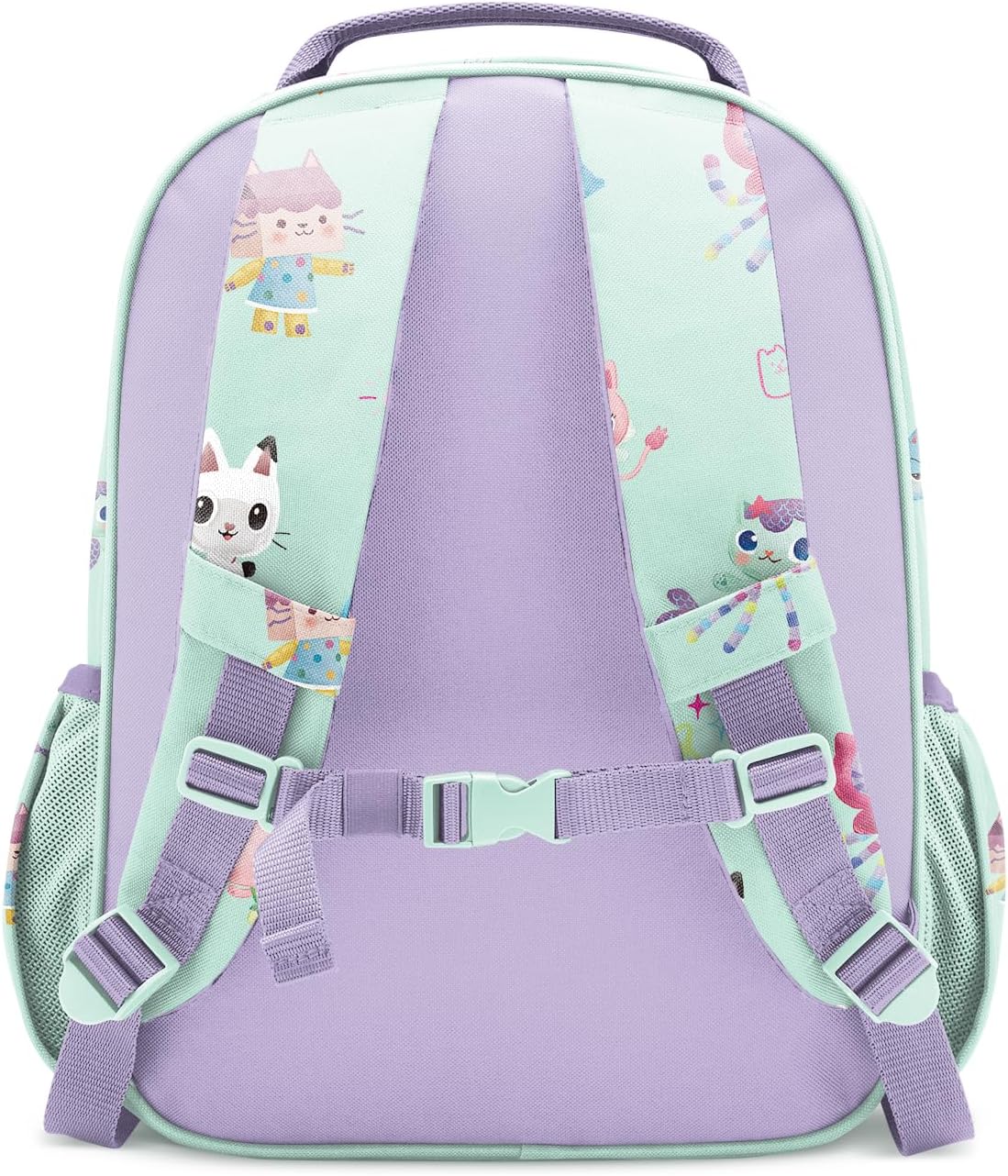 Simple Modern Medium Gabby's Dollhouse Toddler Backpack for School Girls and Boys | Kindergarten Elementary Kids Backpack | Fletcher Collection | Kids - 15" tall | Gabby's Friends