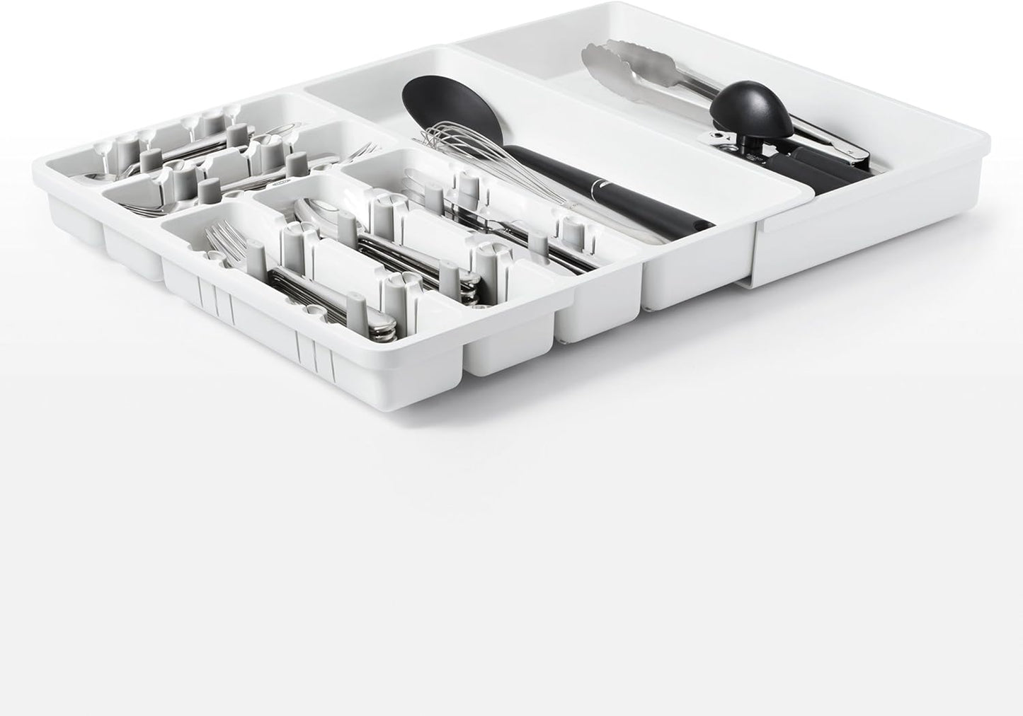 OXO Good Grips Large Expandable Utensil Organizer - White