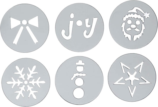 OXO Good Grips Cookie Press Holiday Disk Set, Metallic