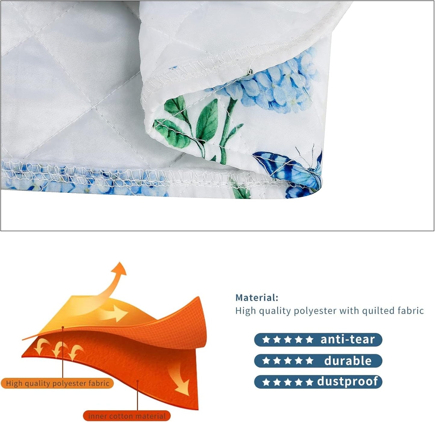 Stand Mixer Cover,Hydrangea Kitchen Mixer Cover Compatible With 5-8 Qt Kitchenaid Hamilton Mixers,Spring Summer Kitchen Decor,Kitchen Aid Mixer Covers,Pioneer Woman Kitchen Aid Mixer Assecories