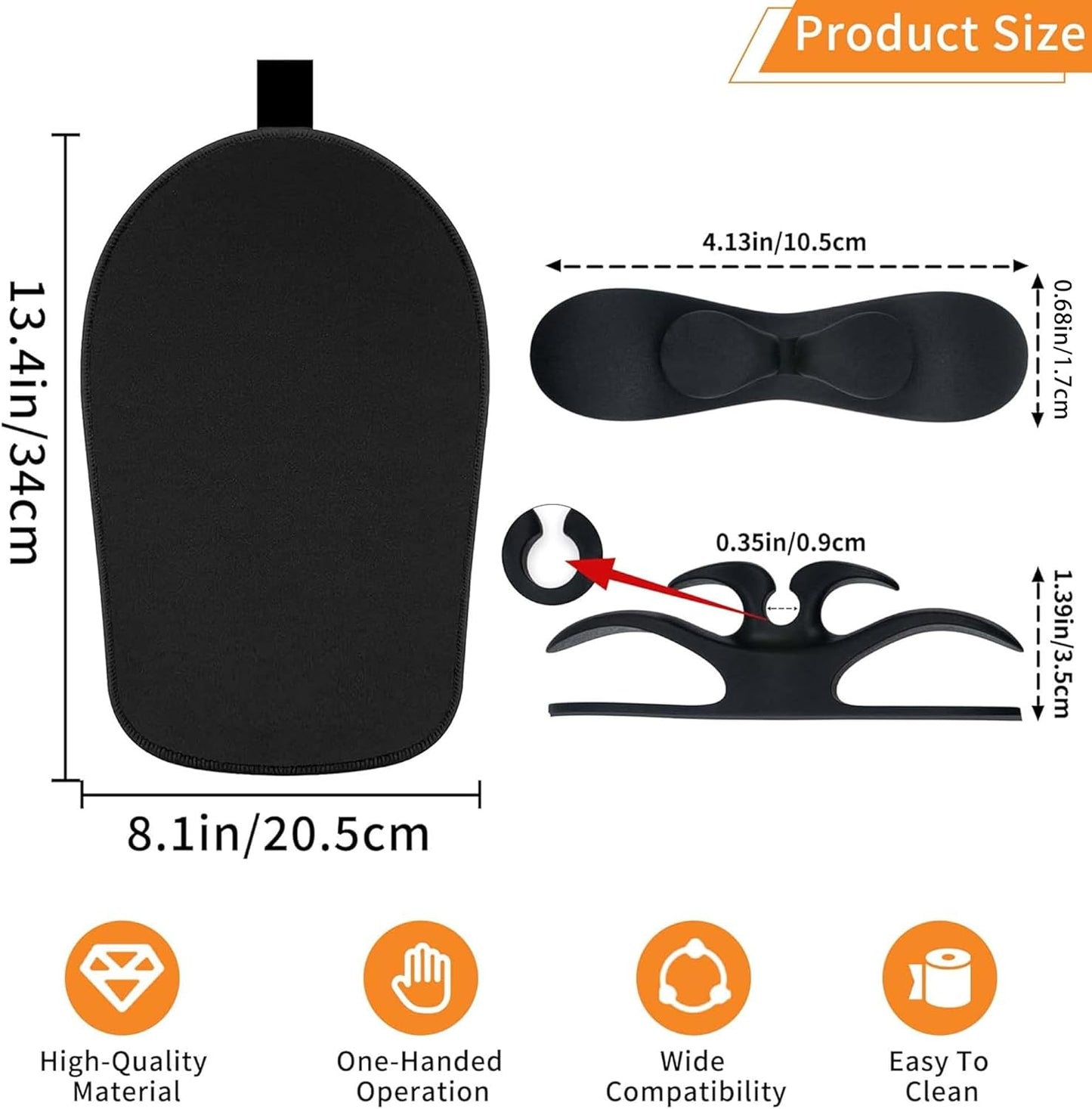 Sliding Mat for Kitchenaid Mixer, Mixer Mover Slider Mat Pad for Kitchenaid 4.5-5 Qt Tilt-Head Stand Mixer, Kitchen Appliance Slider Mat, Kitchen Aid Mixer Accessories with Black Kitchen Accessory