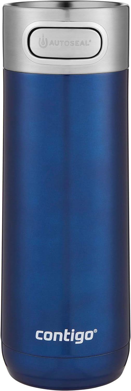 Contigo Luxe Vacuum-Insulated Stainless Steel Thermal Travel Mug 16 Ounces Monaco
