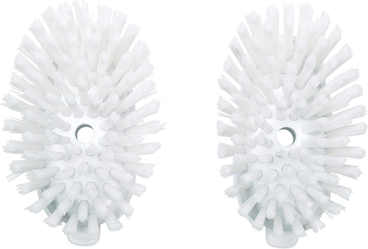 OXO Good Grips Soap Dispensing Dish Brush Refills, 2 Pack, White, Nylon Bristles