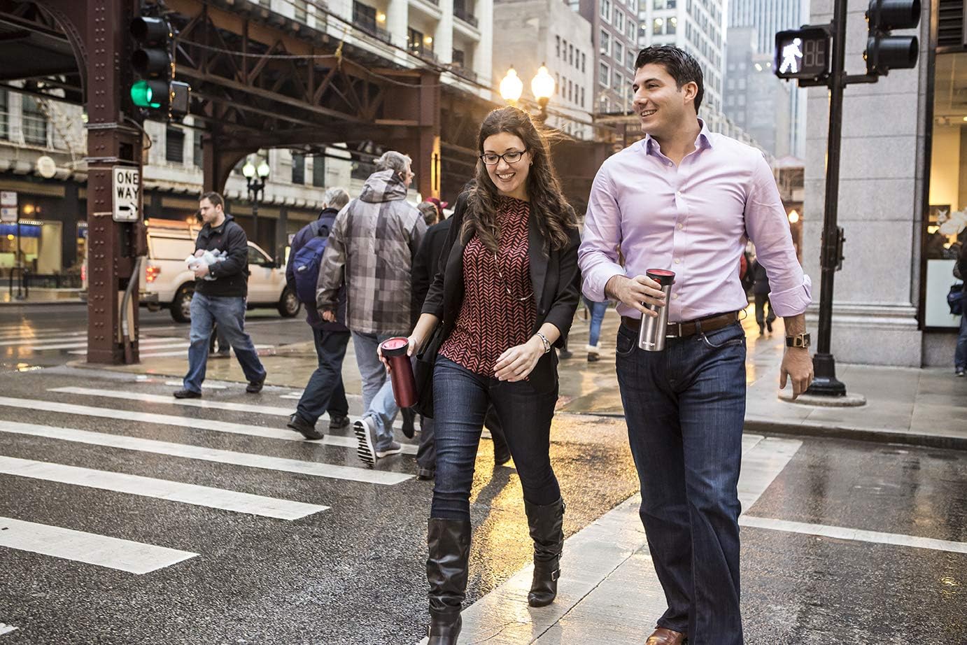 Contigo Pinnacle Autoseal Travel Mug, Stainless Steel Thermal Mug, Vacuum Flask, Leakproof Tumbler, Coffee Mug with BPA Free Easy-Clean Lid, 300 ml, Tans Matte