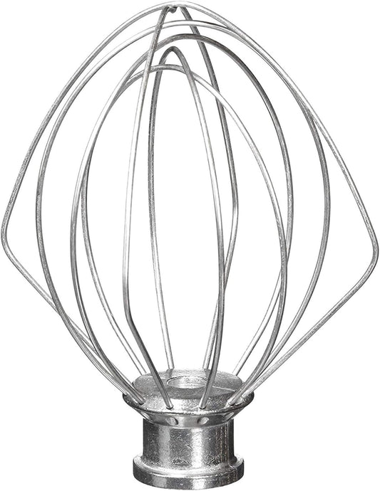 6-Wire Whip Attachment Fits KitchenAid Tilt-Head Stand Mixer Replace K45WW, Stainless Steel, Egg Heavy Cream Beater, Cakes Mayonnaise Whisk