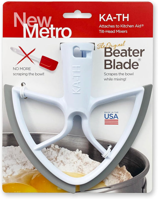 New Metro KA-TH Original Beater Blade Works w/ KitchenAid 4.5 - 5 Qt Tilt-Head Stand Mixers, Grey