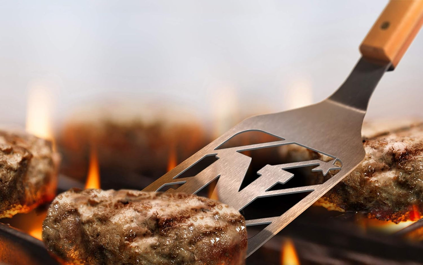 YouTheFan NCAA Classic Series Sportula Stainless Steel Grilling Spatula