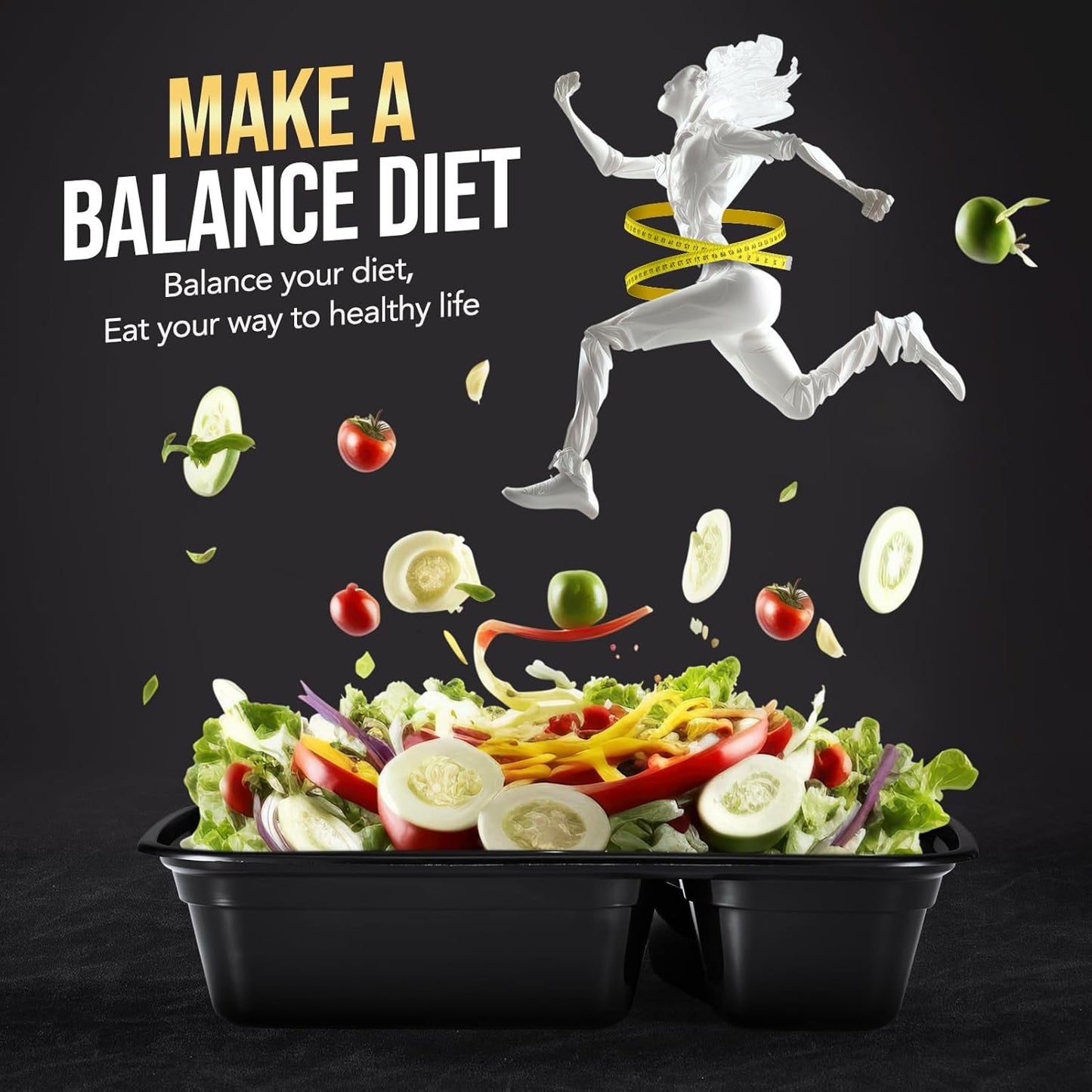 Glotoch 10 Pack 32OZ Meal Prep Containers Reusable Microwave Safe,Extra Large &Thick Food Storage Containers With Lids, Durable Bento Boxes BPA-free, Stackable, Dishwasher/Freezer Safe