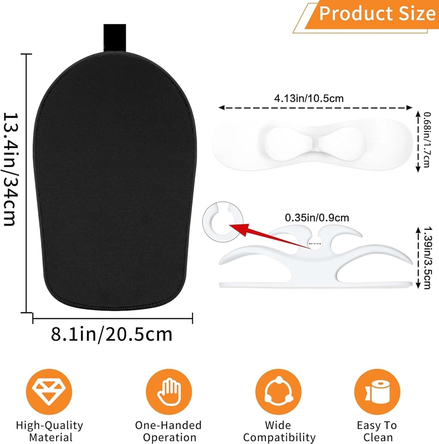 Sliding Mat for Kitchenaid Mixer, Mixer Mover Slider Pad 4.5-5 Qt Tilt-Head Stand Kitchen Appliance Mat, Aid Accessories with White Cord Organizer