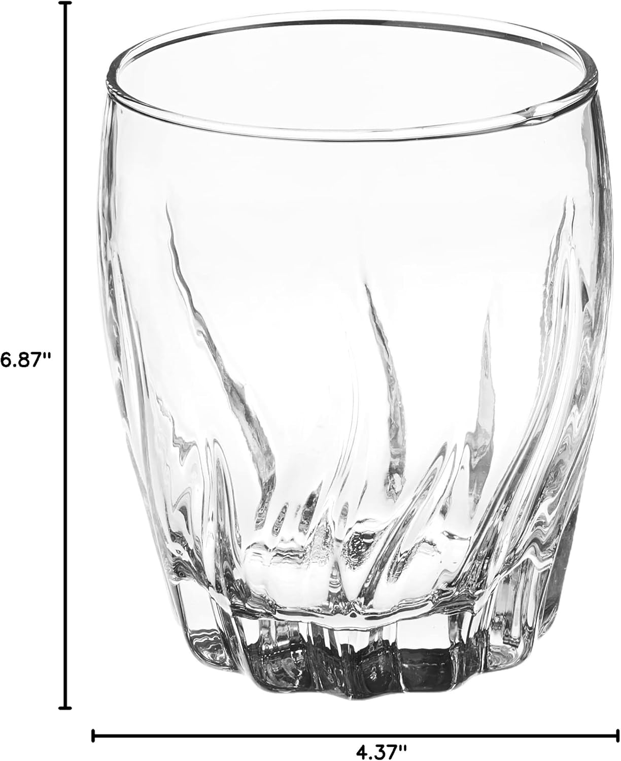Anchor Hocking Central Park Drinking Glasses, 12 oz (Set of 4) -