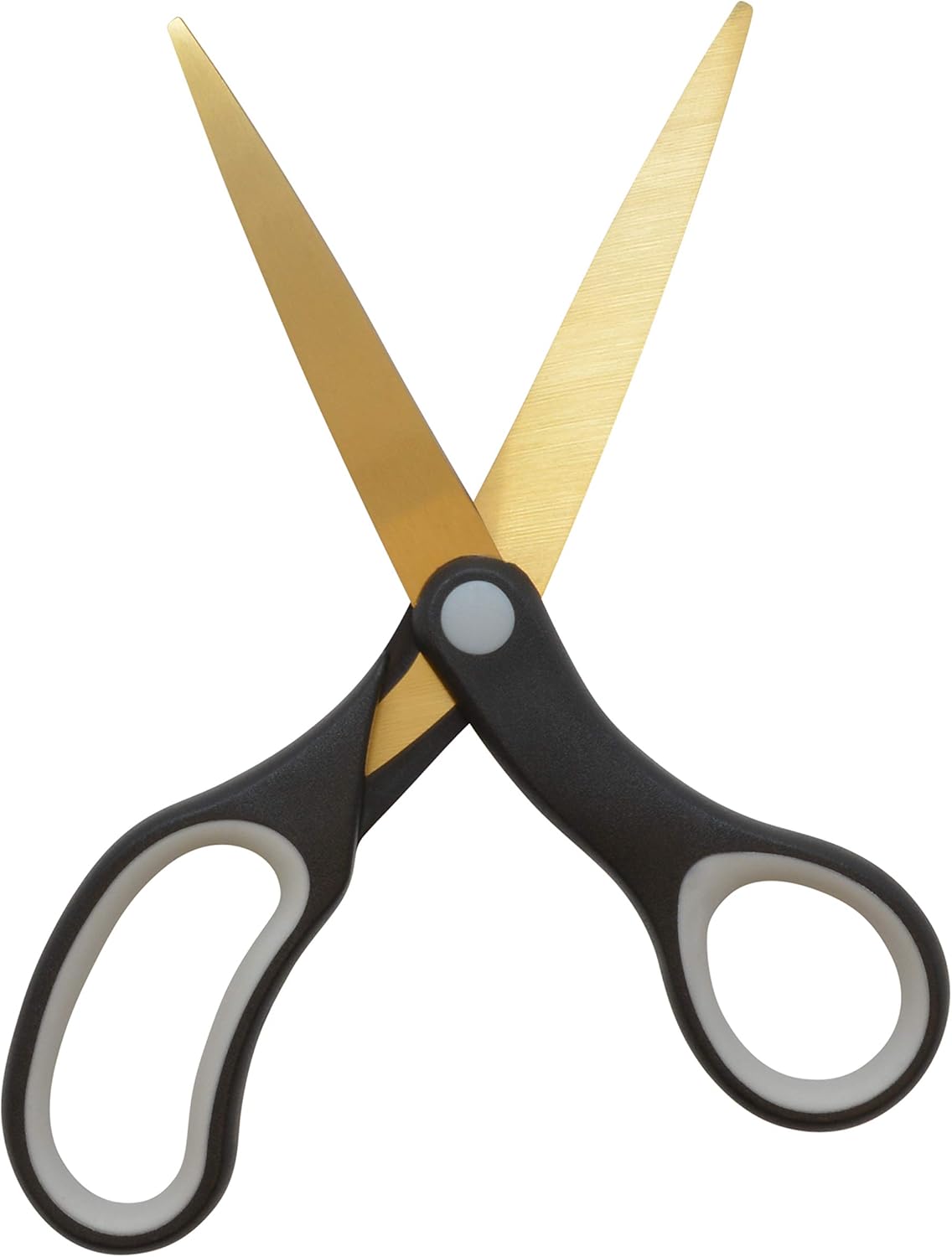 Westcott 55848 8-Inch Titanium-Bonded Scissors For Office and Home, Black/Gold, 4 Pack