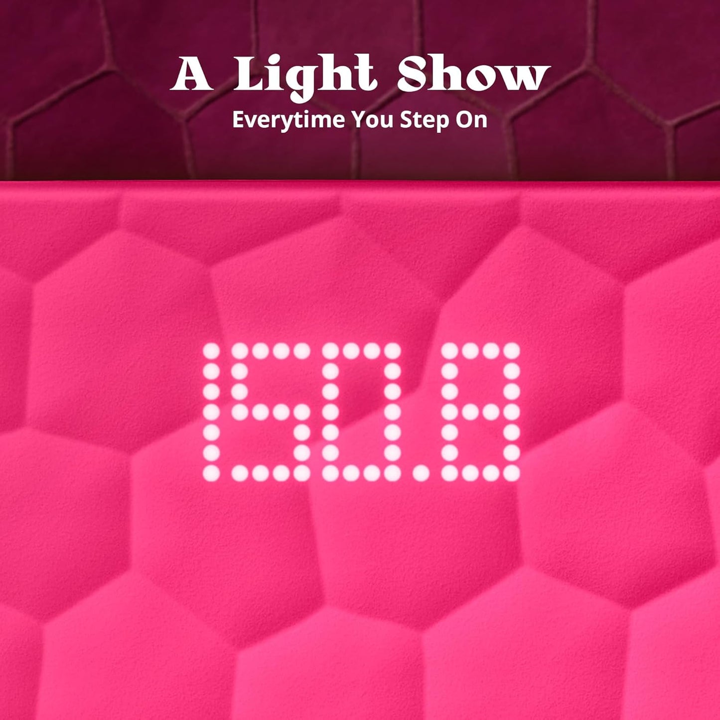 Greater Goods Colorful Designer Bathroom Scale: Non-Slip Silicone Cover, Hidden LED Display, Spot-On Precision, 400 lb Capacity